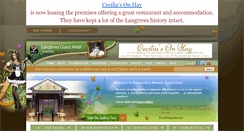 Desktop Screenshot of langtreeshotel.com
